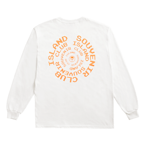 Circle Long Sleeve T-shirt Orange