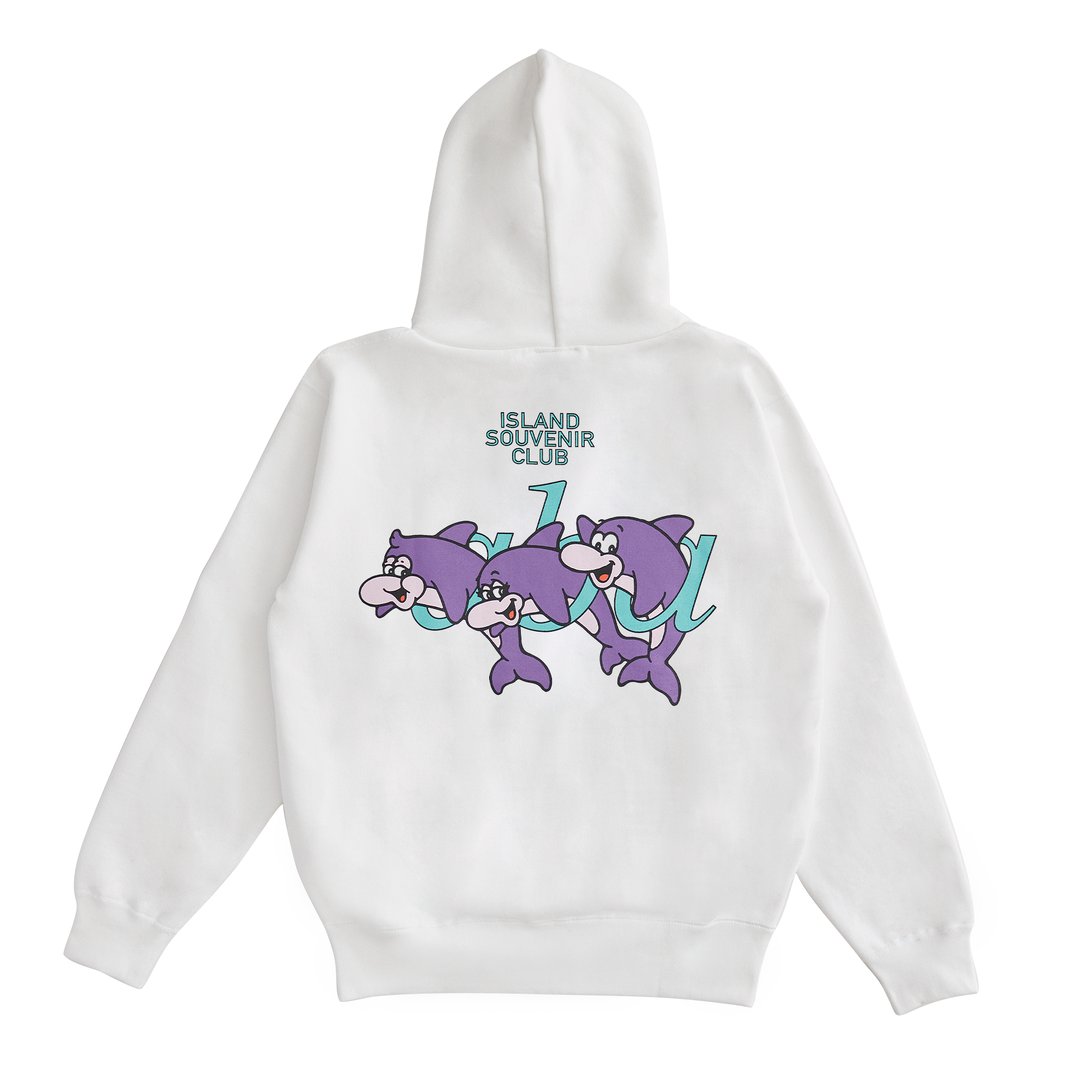 Dolphin Hoodie White
