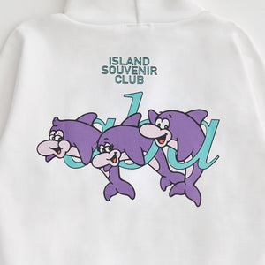 Dolphin Hoodie White