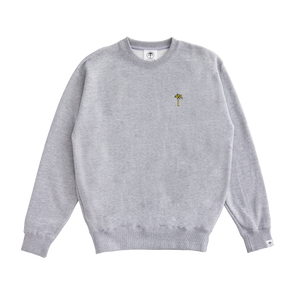 Yellow Palm sweatshirt Gray | 刺繍