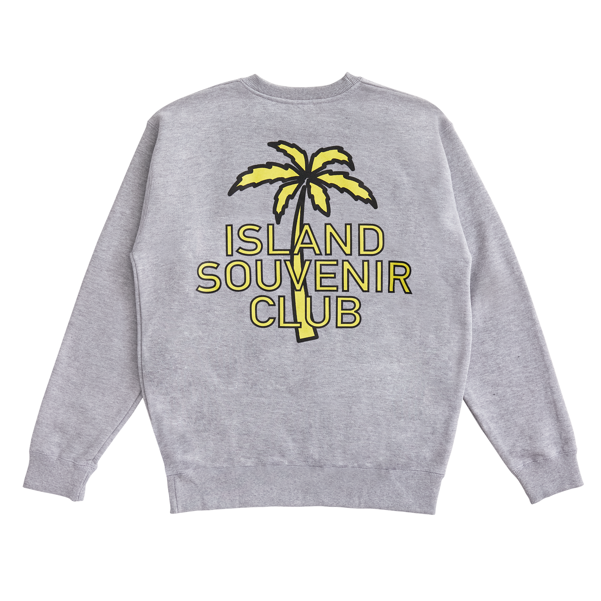 Yellow Palm sweatshirt Gray