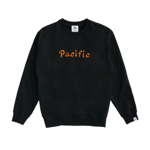 Pacific sweatshirt Black | 刺繍